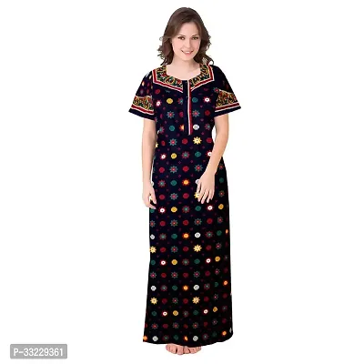 Stylish Multicoloured Cotton Printed Nightdress For Women Pack Of 2-thumb4