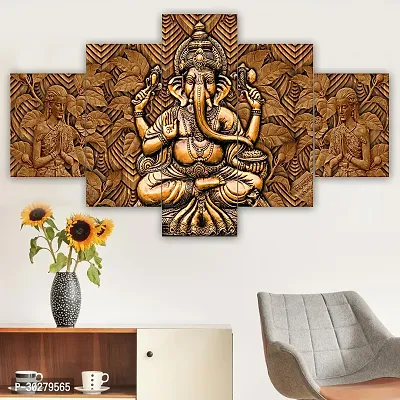 Modern Set of Five Wall Painting for Home Decoration-thumb4