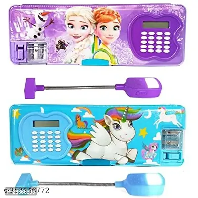 Combo of 2 girl boxes with calculator and lights , Best return gift for girls