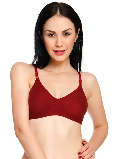 Buy Lyra Women's Non-Padded T-Shirt Bra(511) Pack of 2 White Skin,32B  Multicolour Online In India At Discounted Prices