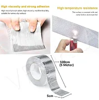 Strong Adhesive Tape: Honed aluminum foil tape adopts high polymer synthesis butyl glue, which owns strong adhesive ability. Honoly aluminum foil tape can stick on all kinds of waterproof surface, inc-thumb1