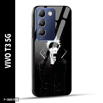 VIVO T3 5G Back Cover Anime Printed Glass Case-thumb0