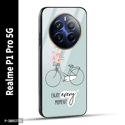 Realme P1 Pro 5G Back Cover Enjoy Every Moment Printed Glass Case