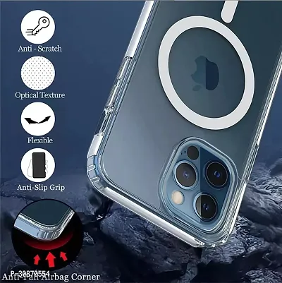 Transparent Case For Samsung Galaxy S22 Ultra Compatible With MagSafe-thumb4