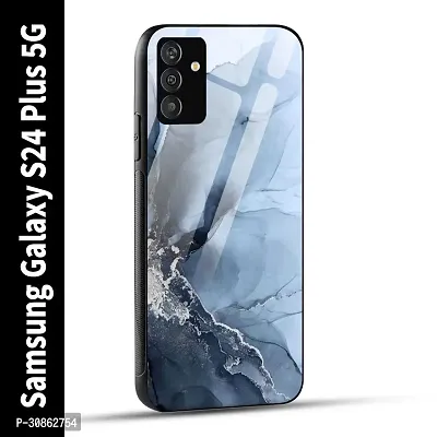 Samsung Galaxy S24 Plus 5G Back Cover Marble Printed Glass Case