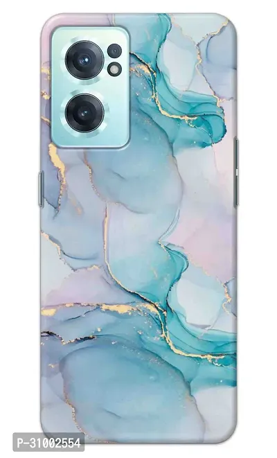 NDCOM For OnePlus Nord CE 2 5G Back Cover Blue Marble Printed Hard Case-thumb0