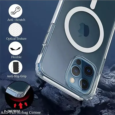 Transparent Case For Samsung Galaxy S23 Compatible With MagSafe-thumb4