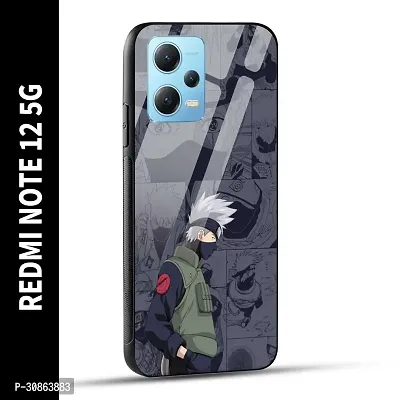 REDMI NOTE 12 5G Back Cover Kakashii Printed Glass Case