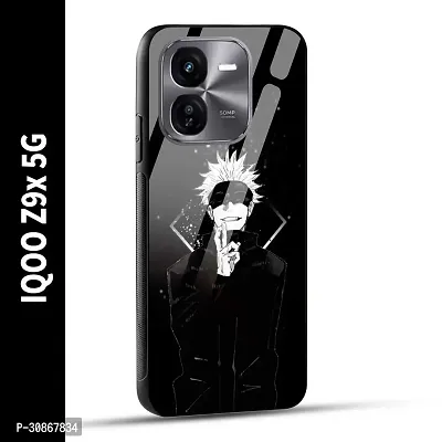 IQOO Z9x 5G Back Cover Anime Printed Glass Case