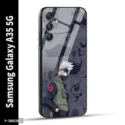 Samsung Galaxy A35 5G Back Cover Kakashii Printed Glass Case