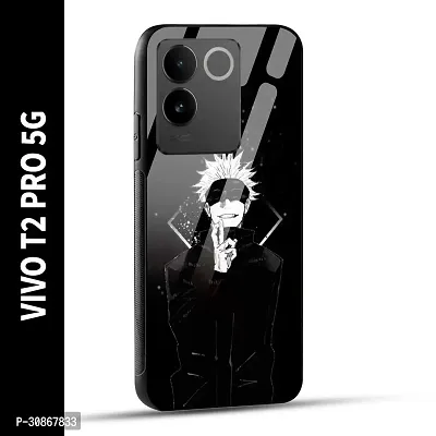 VIVO T2 PRO 5G Back Cover Anime Printed Glass Case-thumb0