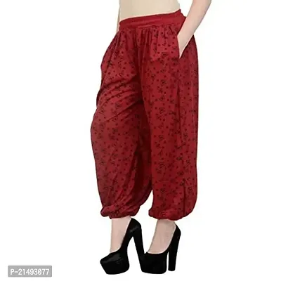 Jubination Afghani Harem Pants Girls Plain Red Colour Afghani Pant Salwar /  Pyjama / Lower