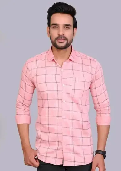 Reliable Checked Long Sleeves Casual Shirts For Men