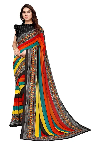 Loyalty Creation Printed Bollywood Georgette Saree