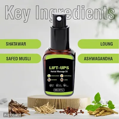 LIFT UP Oil for Men | Lift Up Massage Oil for Men | Ayurvedic Lift Up Oil 100% Pure and Natural - 50 Ml-thumb4