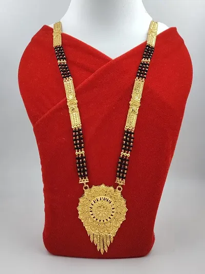 Stylish Oxidised Brass Mangalsutra