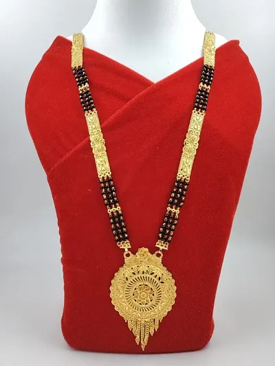 Stylish Oxidised Brass Mangalsutra