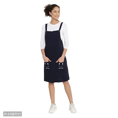 Arbiter Collection for Girls Pinafore Smiley Dress Dark Blue-thumb4