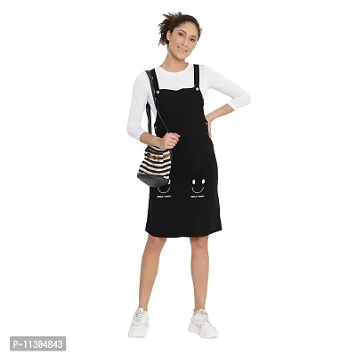 Arbiter Collection for Girls Pinafore Smiley Dress Black