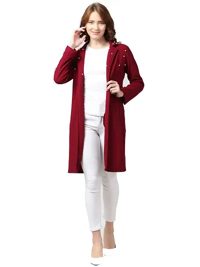 Women Longline Full Sleeve Shrug