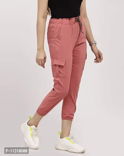 Arbiter Collection Women's Regular Fit Sport Trousers Pink-thumb2