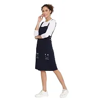 Arbiter Collection for Girls Pinafore Smiley Dress Dark Blue-thumb2