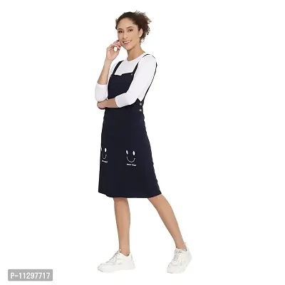 Arbiter Collection for Girls Pinafore Smiley Dress Dark Blue-thumb3