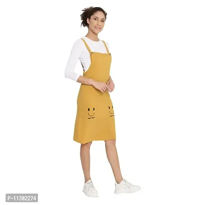 Arbiter Collection for Girls Pinafore Smiley Dress Yellow