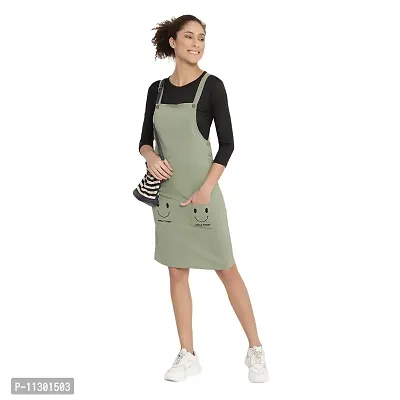 Arbiter Collection for Girls Pinafore Smiley Dress Light Green