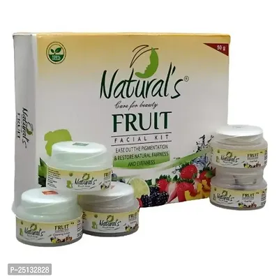 Natural Care For Beauty Women Fruit Facial Kit For Pigmentation Restore Natural Fairness And Evenness 50 Gm