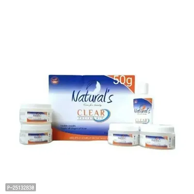 Natural Clear Facial Kit Acne And Pimple Kit 50 Gm Pack Of 1