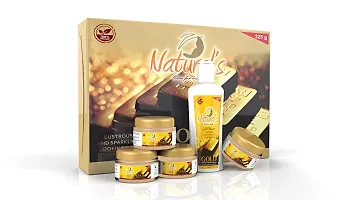 Natural's care for beauty Gold Kit,Haldi chandal Bleach, hand Cleanser Pack Of 3-thumb1