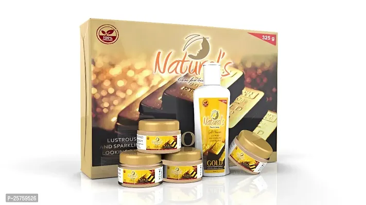 Natural's care for beauty Gold Kit,Haldi chandal Bleach, hand Cleanser Pack Of 3-thumb2
