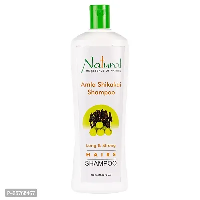 Natural the essence of nature Amla Shikakai Shampoo 500ml Pack Of 2-thumb2