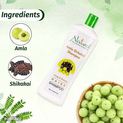 Natural the essence of nature Amla Shikakai Shampoo 500ml Pack Of 2-thumb4