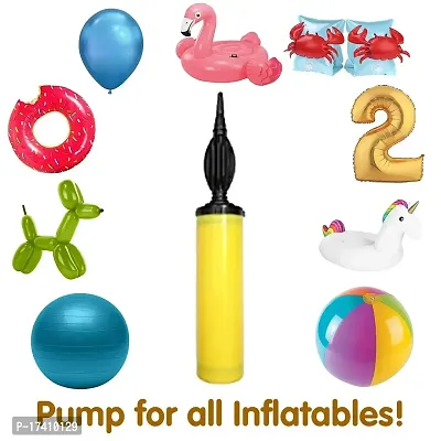 SPAVEDA Balloon Manual Hand Pump for Latex Foil, Helium Air Animal Rubber Baloon/Airpump/Balloons Pumper (Multicolor) (3-in-1 Balloon Pump Combo)-thumb5