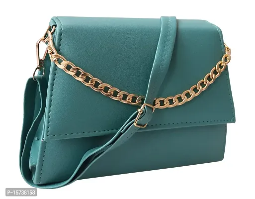 Sb Summerbloom Sea Green Cross Body Sling Bag for Girls/Women