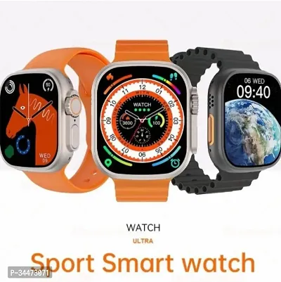 Stylish Yellow Smart Watch For Men-thumb2