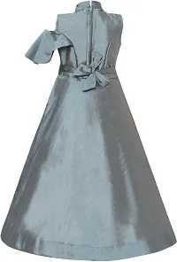 Girl's Silk Blend Sylish Design Long Gown Dress-thumb1