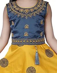Stylish Fancy Designer Silk Gown Dresses For Girls-thumb1