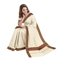 Women Pure Cotton Saree With Blouse-thumb1