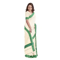 Women Pure Cotton Saree With Blouse-thumb3