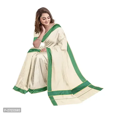 Women Pure Cotton Saree With Blouse-thumb5