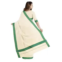 Women Pure Cotton Saree With Blouse-thumb2