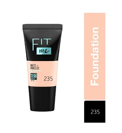 Maybelline New York Fit Me Matte+Poreless Liquid Foundation, 125 Nude  Beige, 30ml