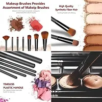 Makeup Brush Set With Storage Barrel Box Set Of 12 - Assorted-thumb4