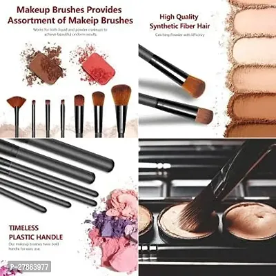 Makeup Brush Set With Storage Barrel Box Set Of 12 - Assorted-thumb5