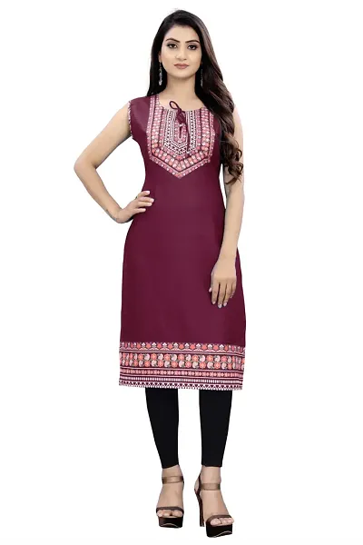 Navratri Special Stylish Cotton Self Design Kurta for Women