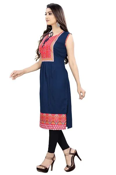 Navratri Special Stylish Cotton Self Design Kurta for Women