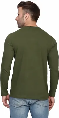 Round Neck Full Sleeves Plain T-Shirt-thumb1
